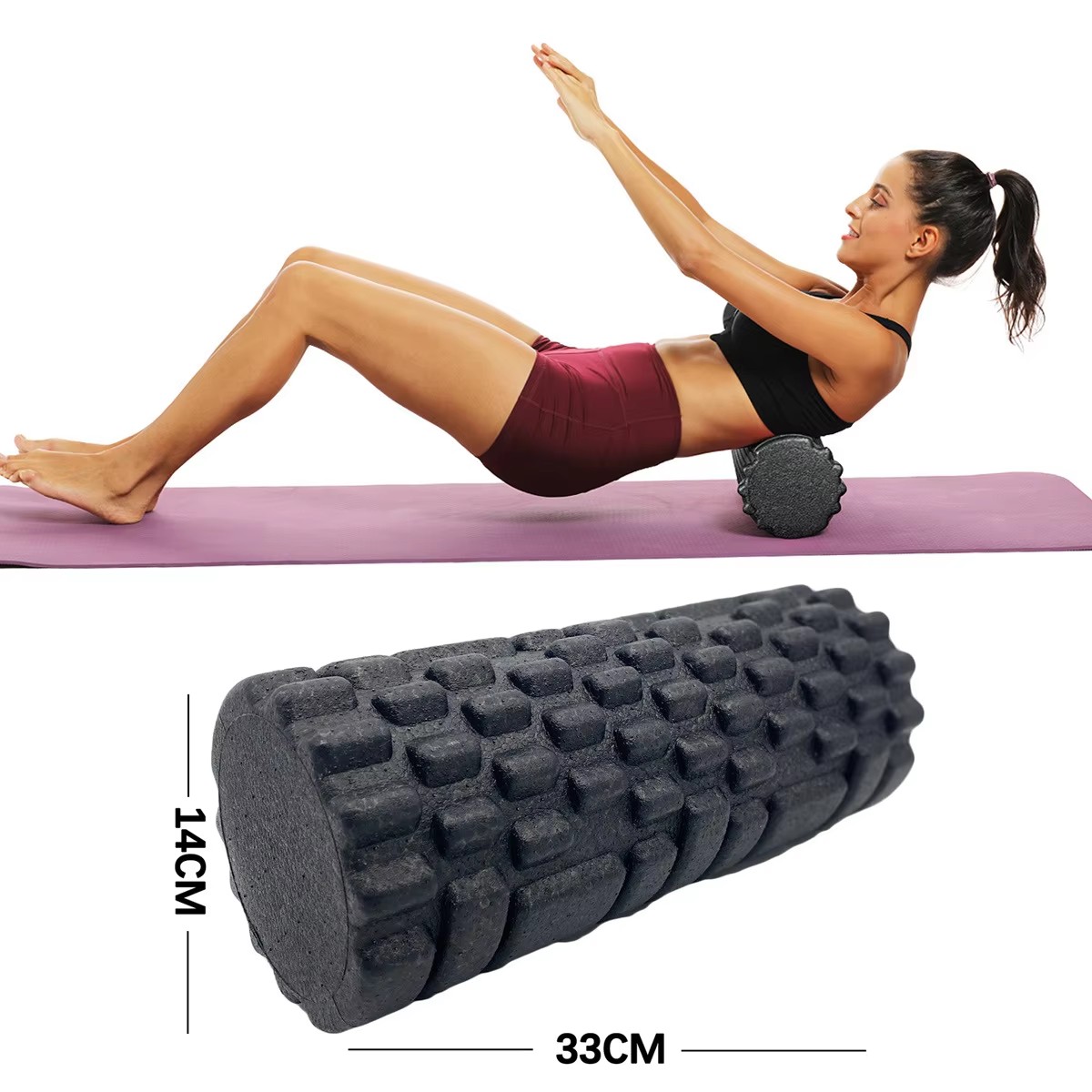 Foam Roller Trigger Point - 30/33cm Fitness Foam Roller Yoga Massage