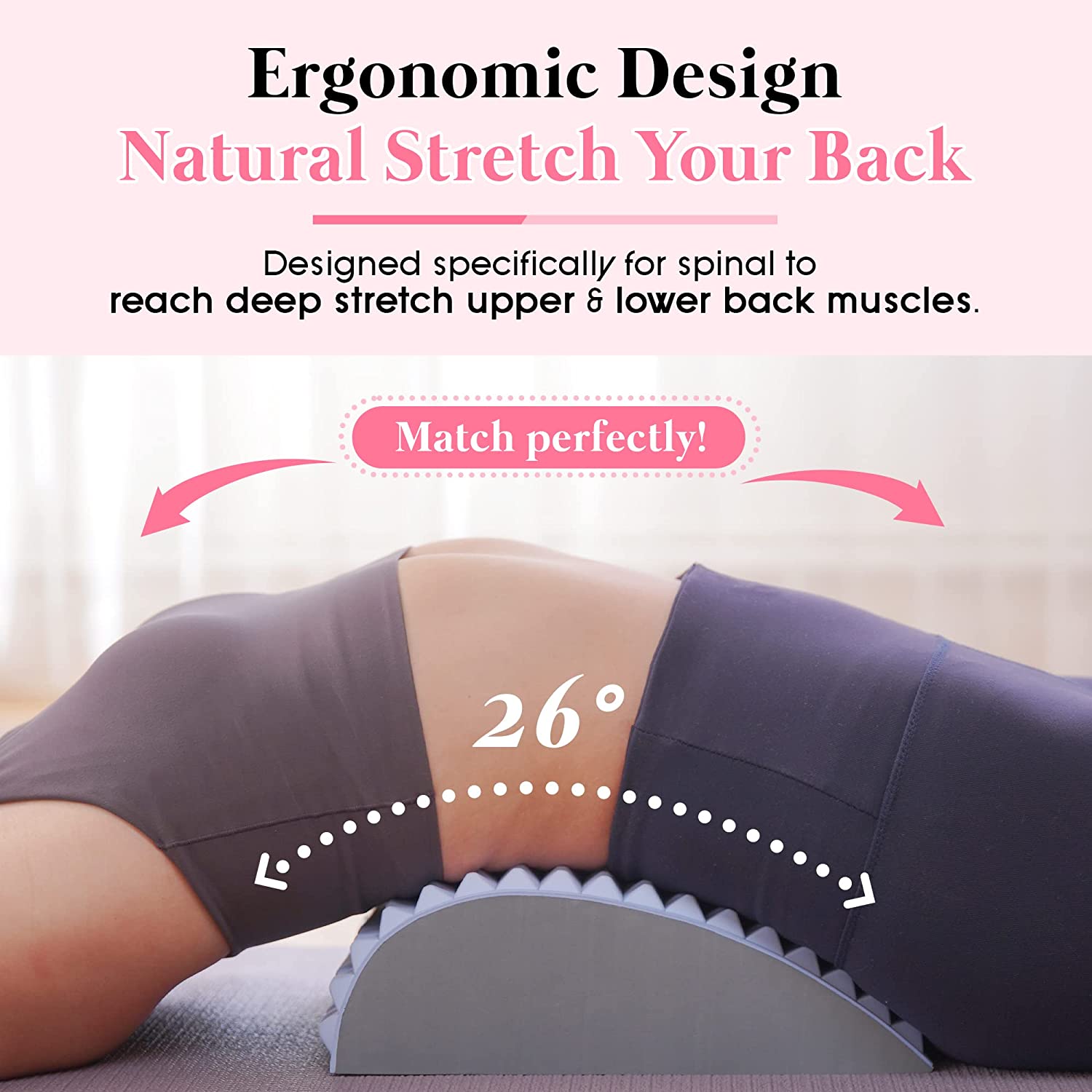 Balance Cushion Disc - Lower Back Pain Relief Treatment Stretcher