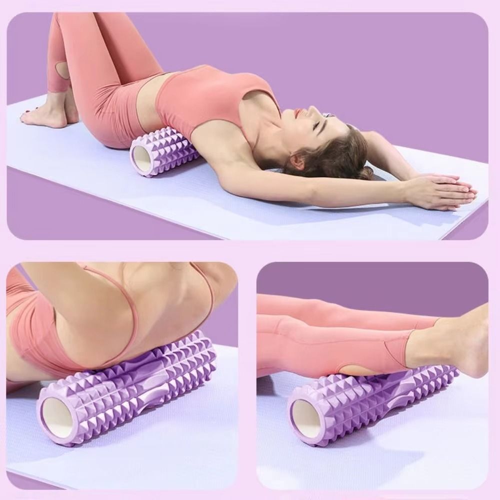 EVA Foam Fitness Back Roll Tri - Foam Roller Trigger Point ulasan dan harga