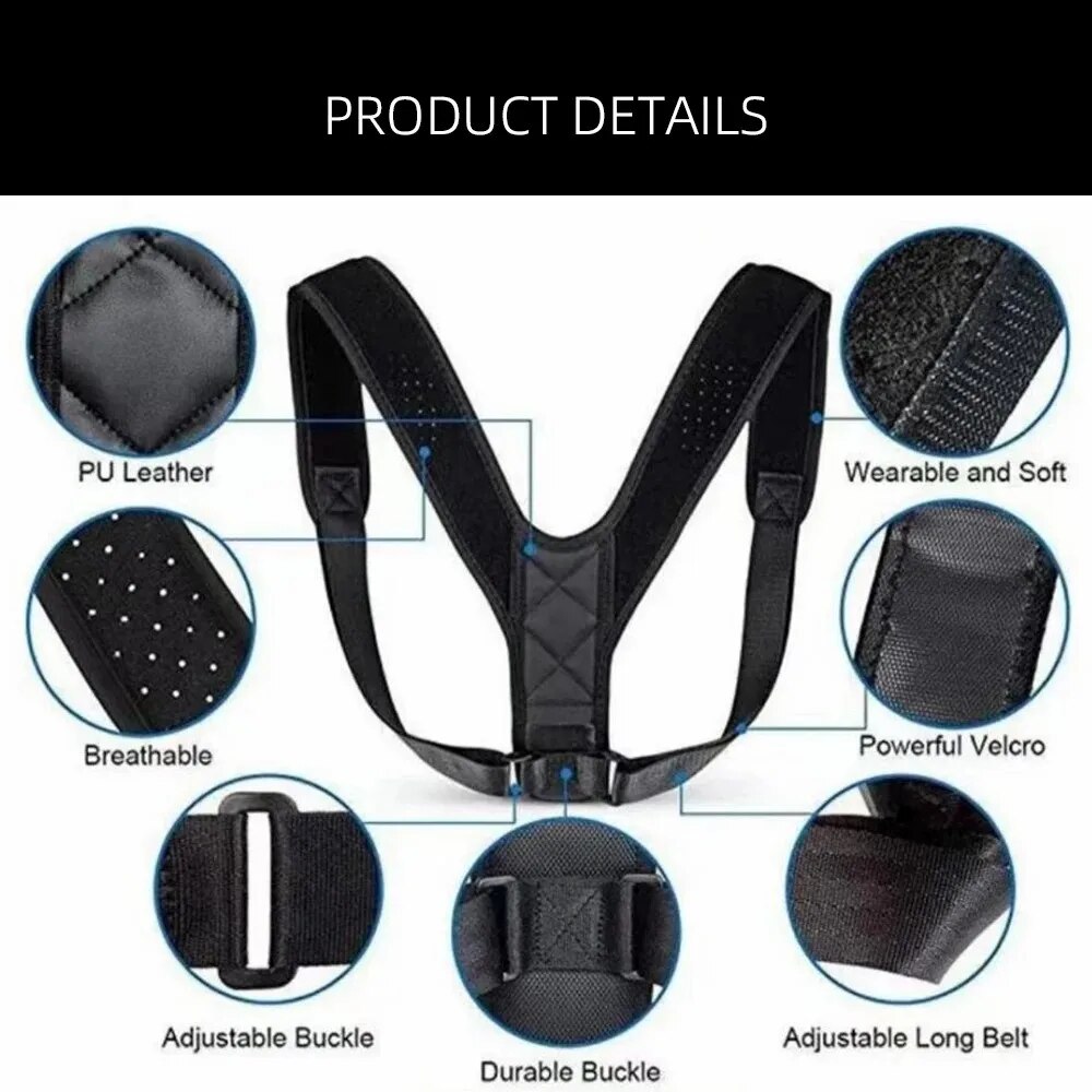 Back Posture Correction Belt H - Posture Corrector Back Brace ulasan dan harga