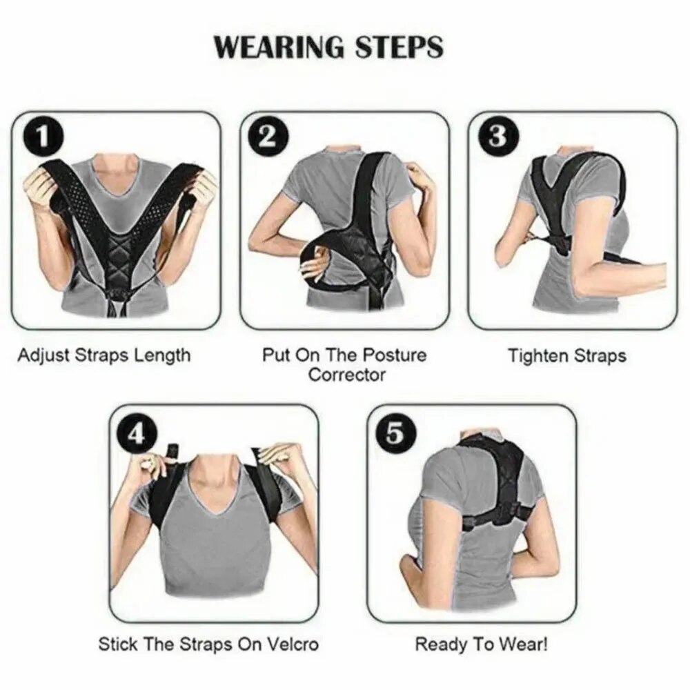 Back Posture Correction Belt H - Posture Corrector Back Brace ulasan dan harga