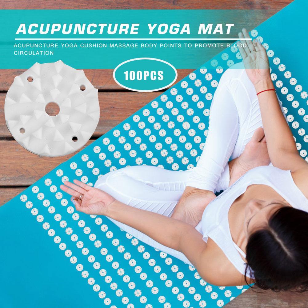 100pcs/set Lotus Acupressure Y - Acupressure Mat Set ulasan dan harga