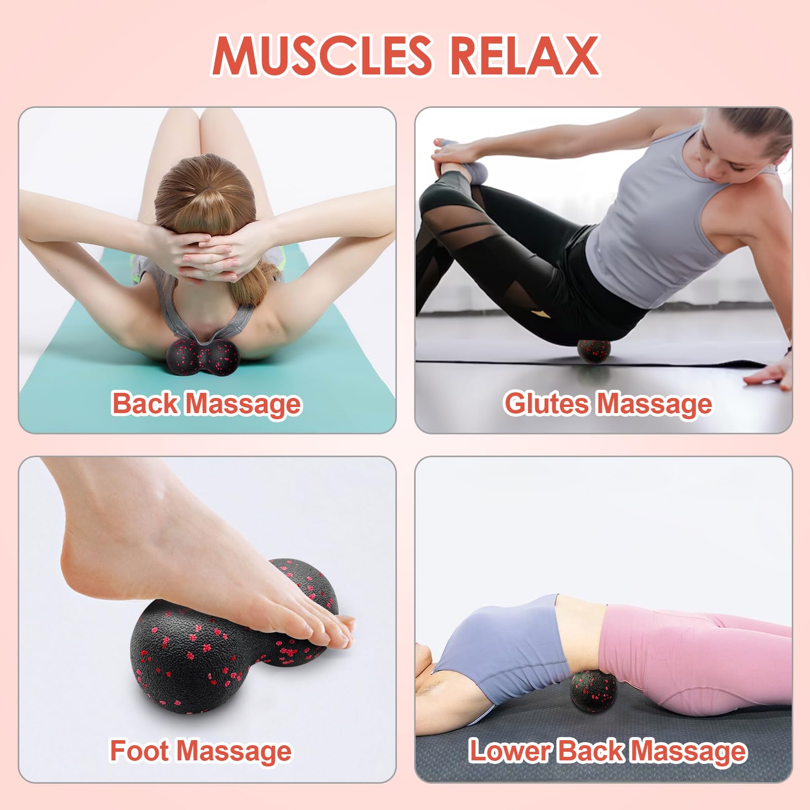 Hollow Yoga Roller Massage Pea - Health Wellness And Fitness ulasan dan harga