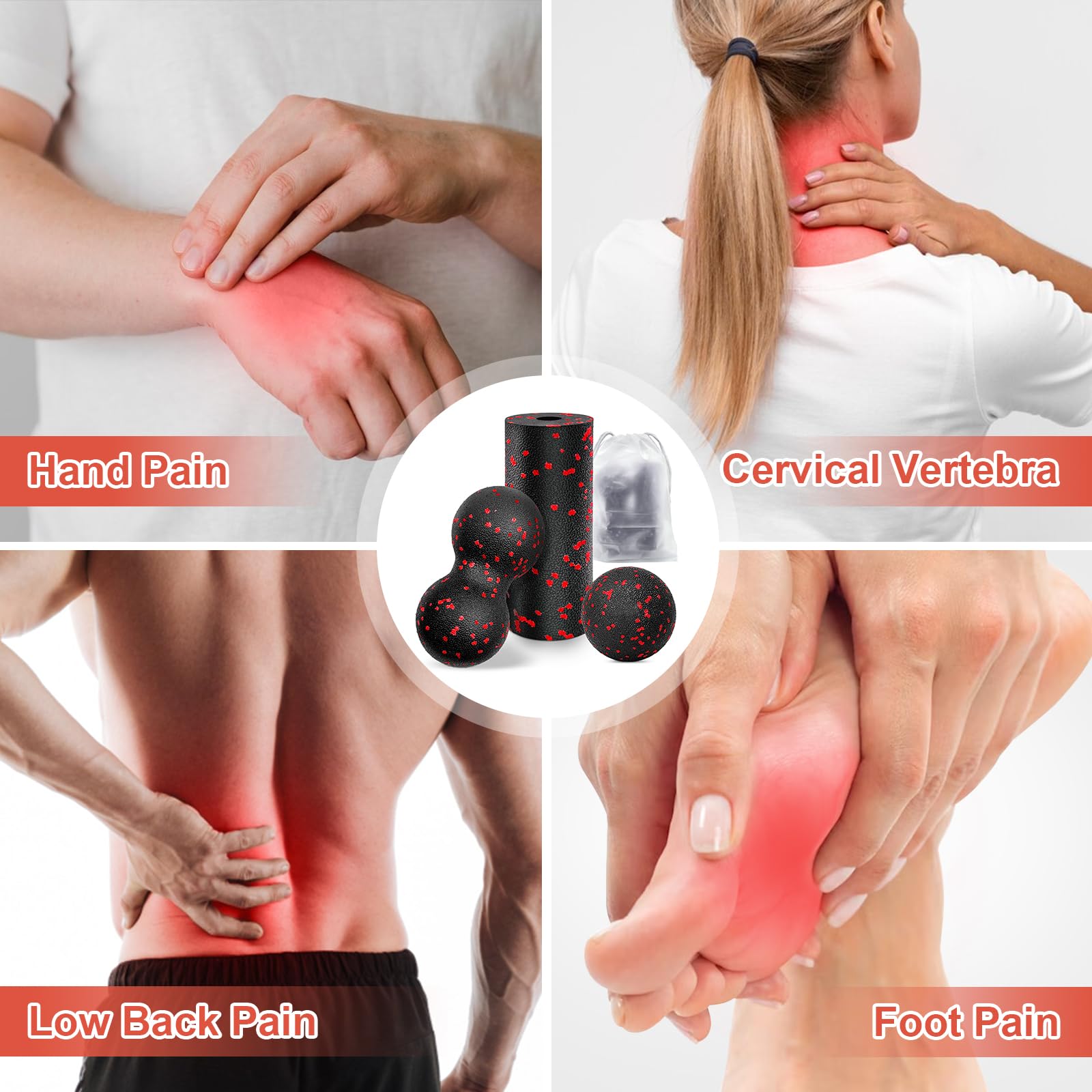 Hollow Yoga Roller Massage Pea - Health Wellness And Fitness ulasan dan harga