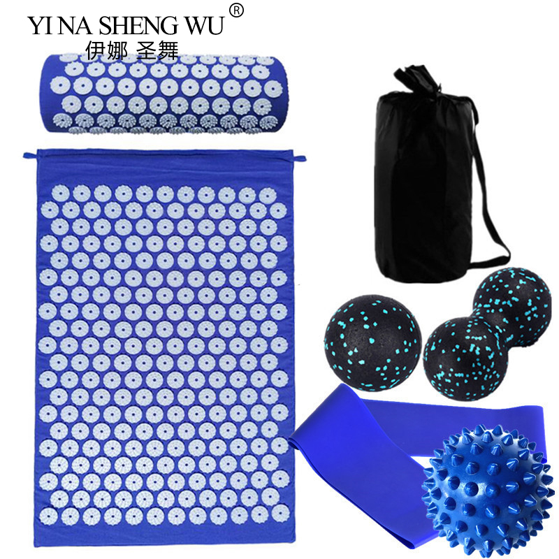 7 Pcs Set Massager Cushion Acu - Acupressure Mat Set ulasan dan harga