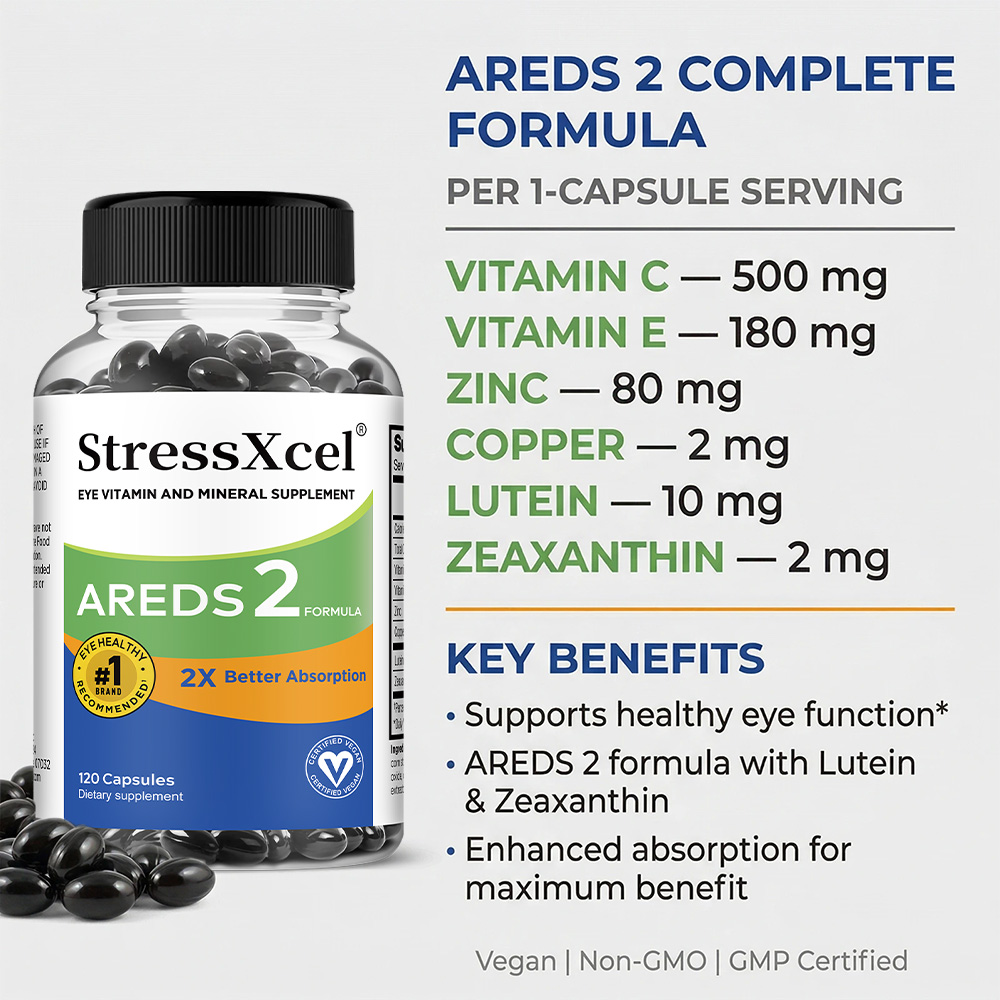 AREDS 2 Eye Capsules, Lutein & - Health Wellness Day ulasan dan harga