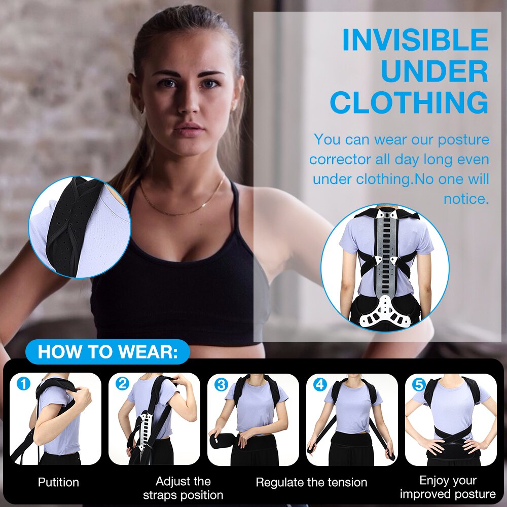Lumbar Spinal Bad Back Posture - Posture Corrector Back Brace ulasan dan harga