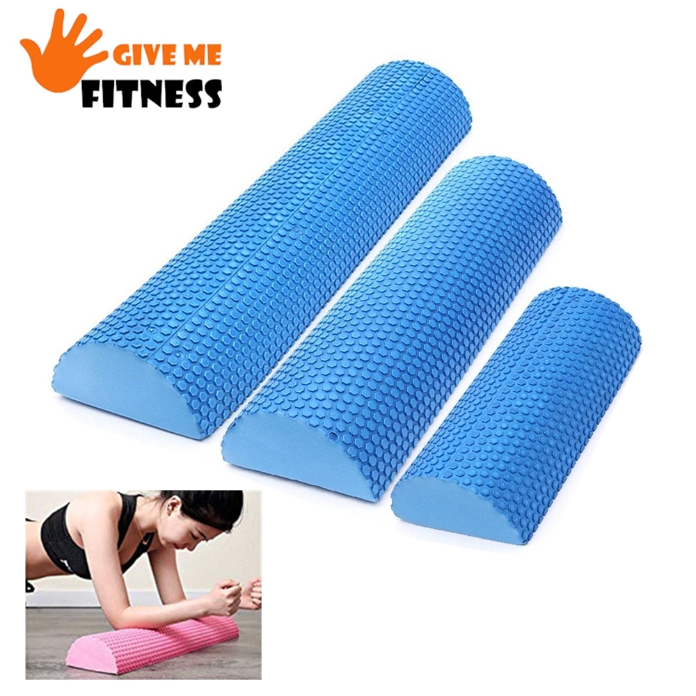 Half Round Yoga Roller EVA Hig - Foam Roller Trigger Point ulasan dan harga