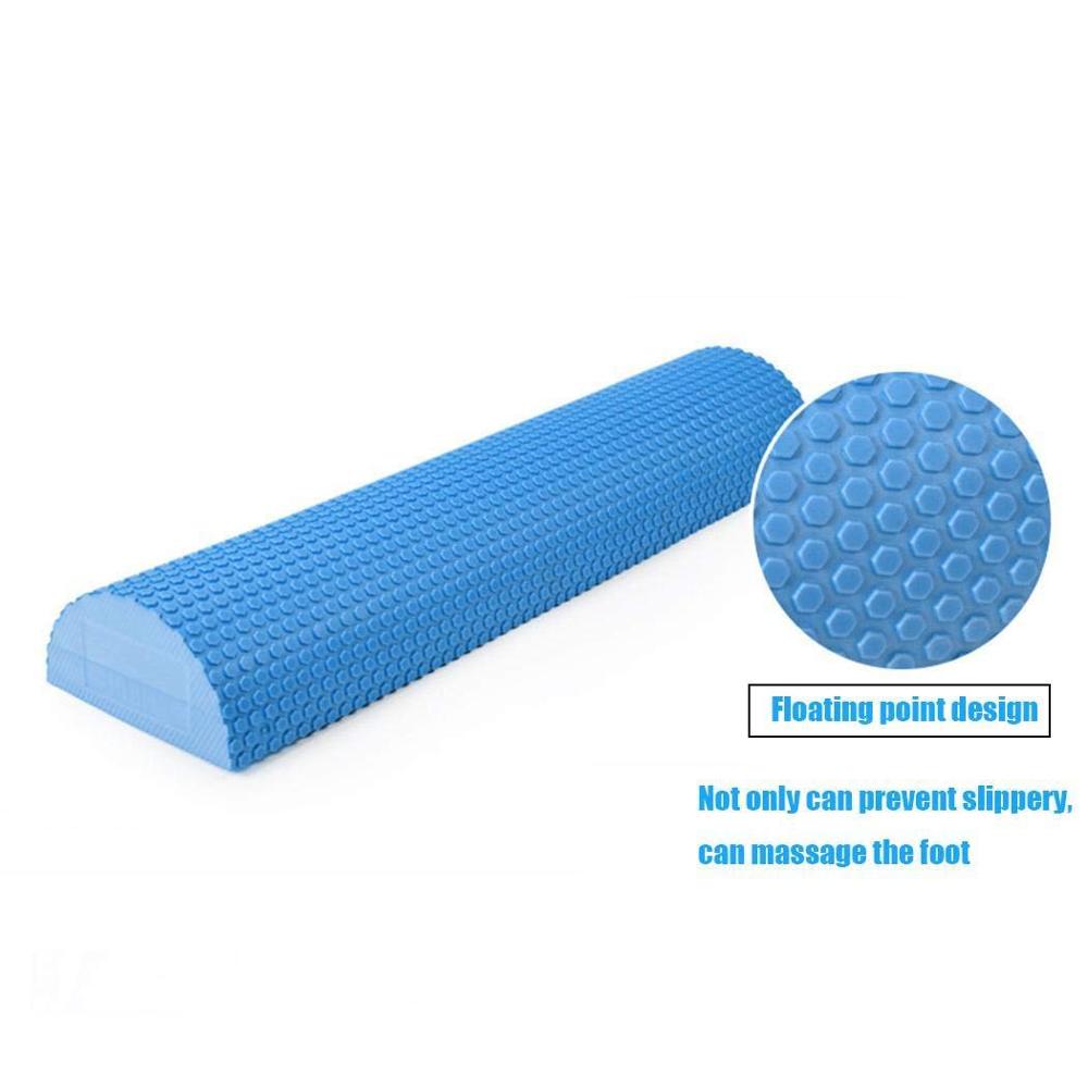 Half Round Yoga Roller EVA Hig - Foam Roller Trigger Point ulasan dan harga