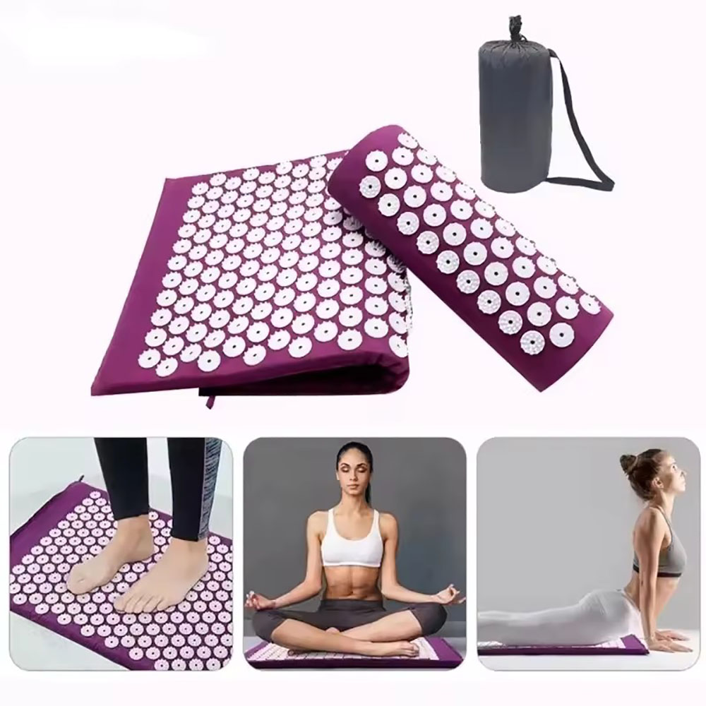 Massager Pillow, Massage Mat f - Acupressure Mat Set ulasan dan harga