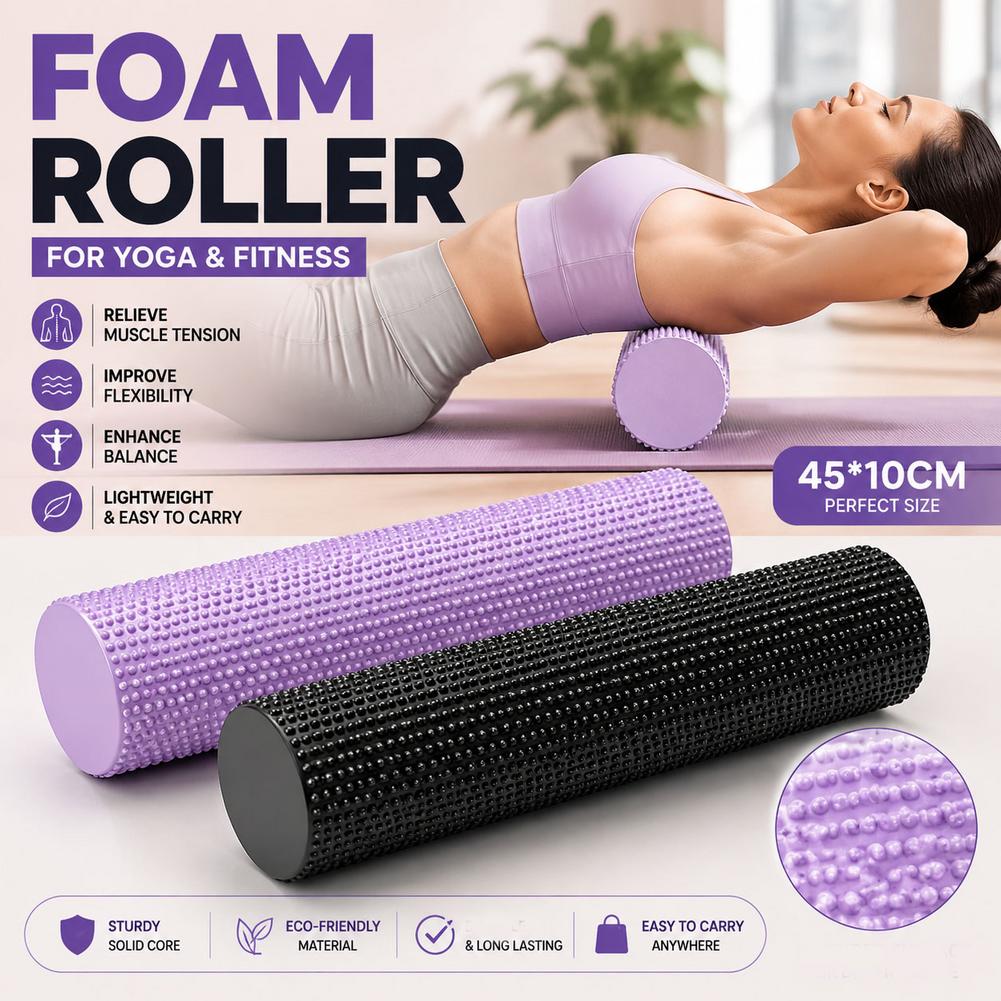 Yoga Foam Roller EVA High Dens - Health Wellness And Fitness ulasan dan harga