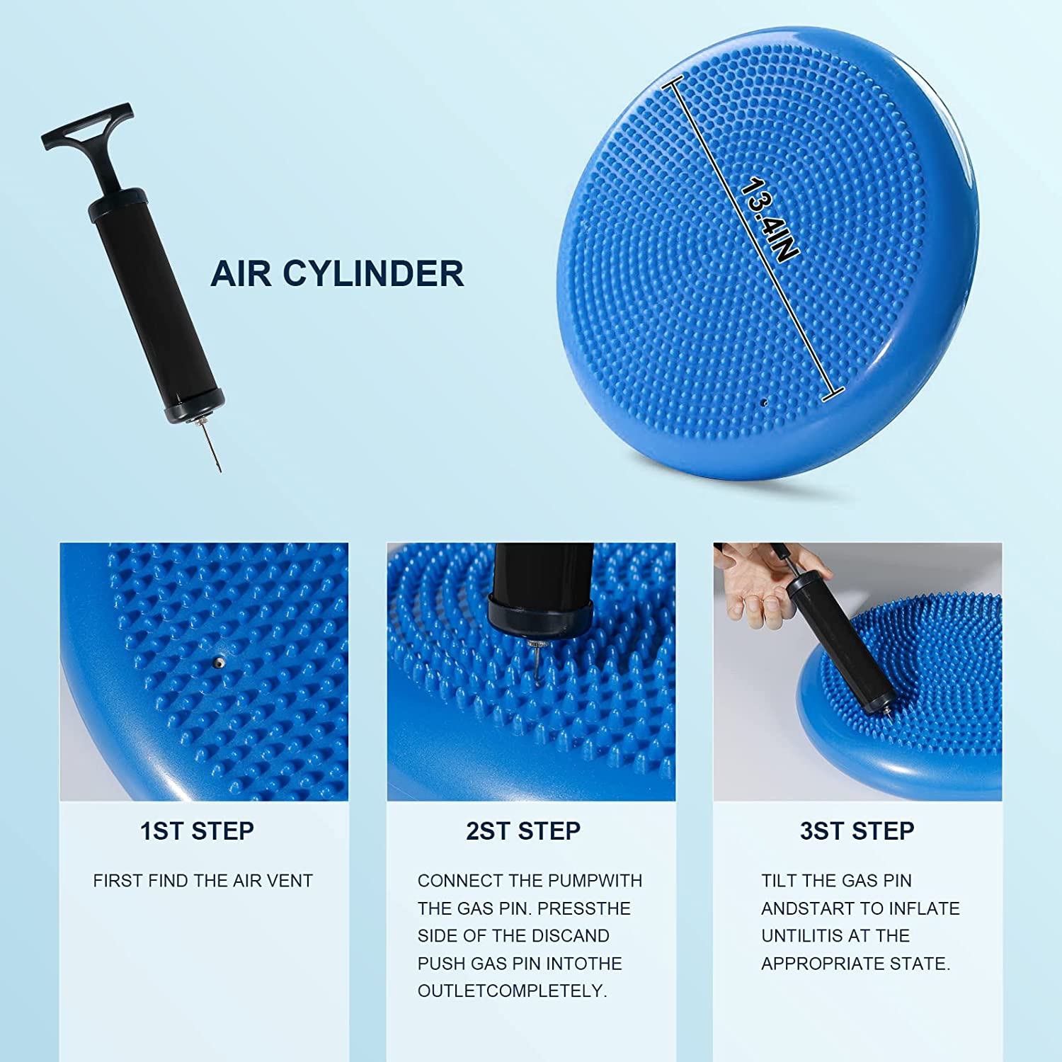 Inflated Air Stability Wobble  - Balance Cushion Disc ulasan dan harga