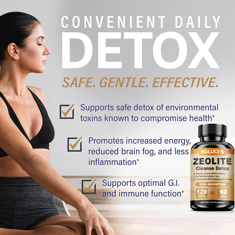 HOLUCKS Zeolite Cleanse Detox  - Health Wellness Day ulasan dan harga