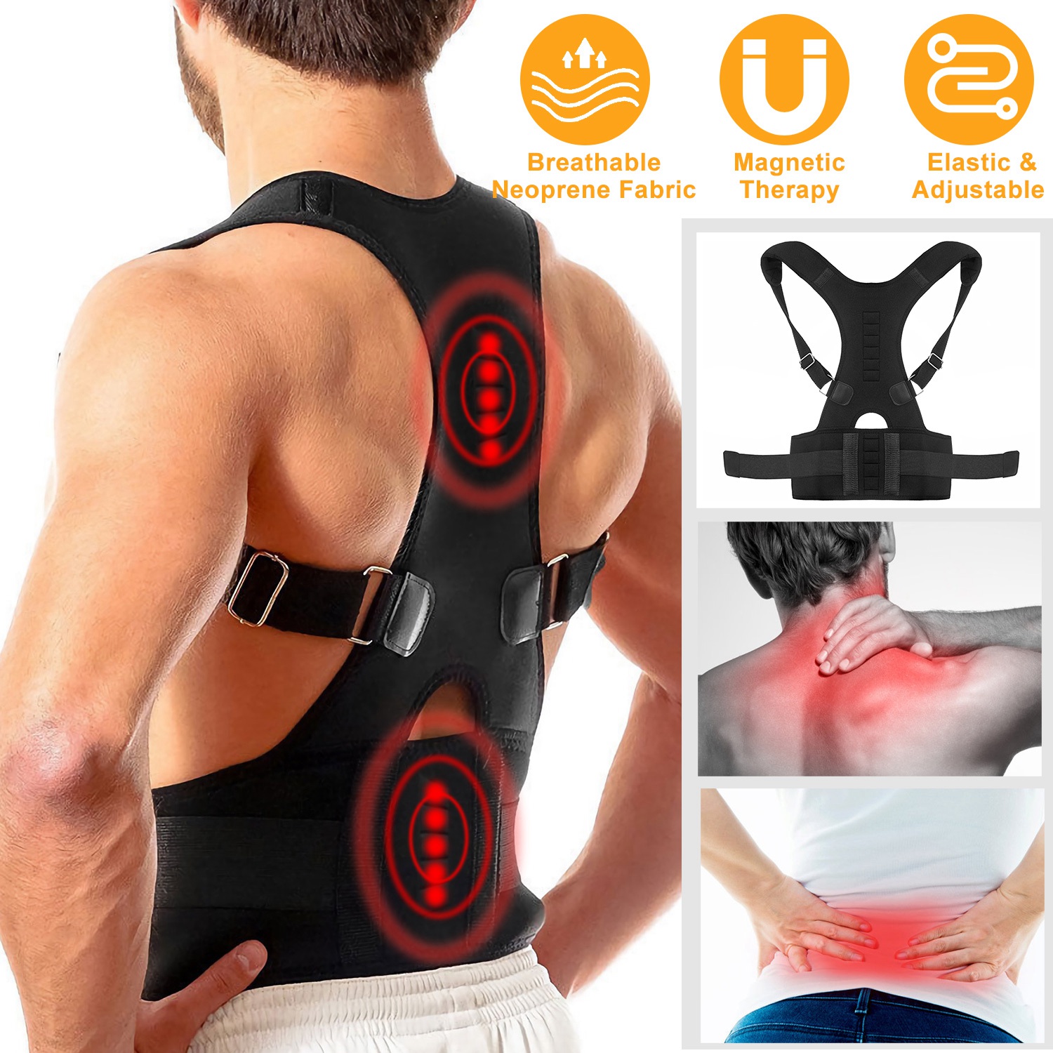 Full Back Support Shapewear Po - Posture Corrector Back Brace ulasan dan harga