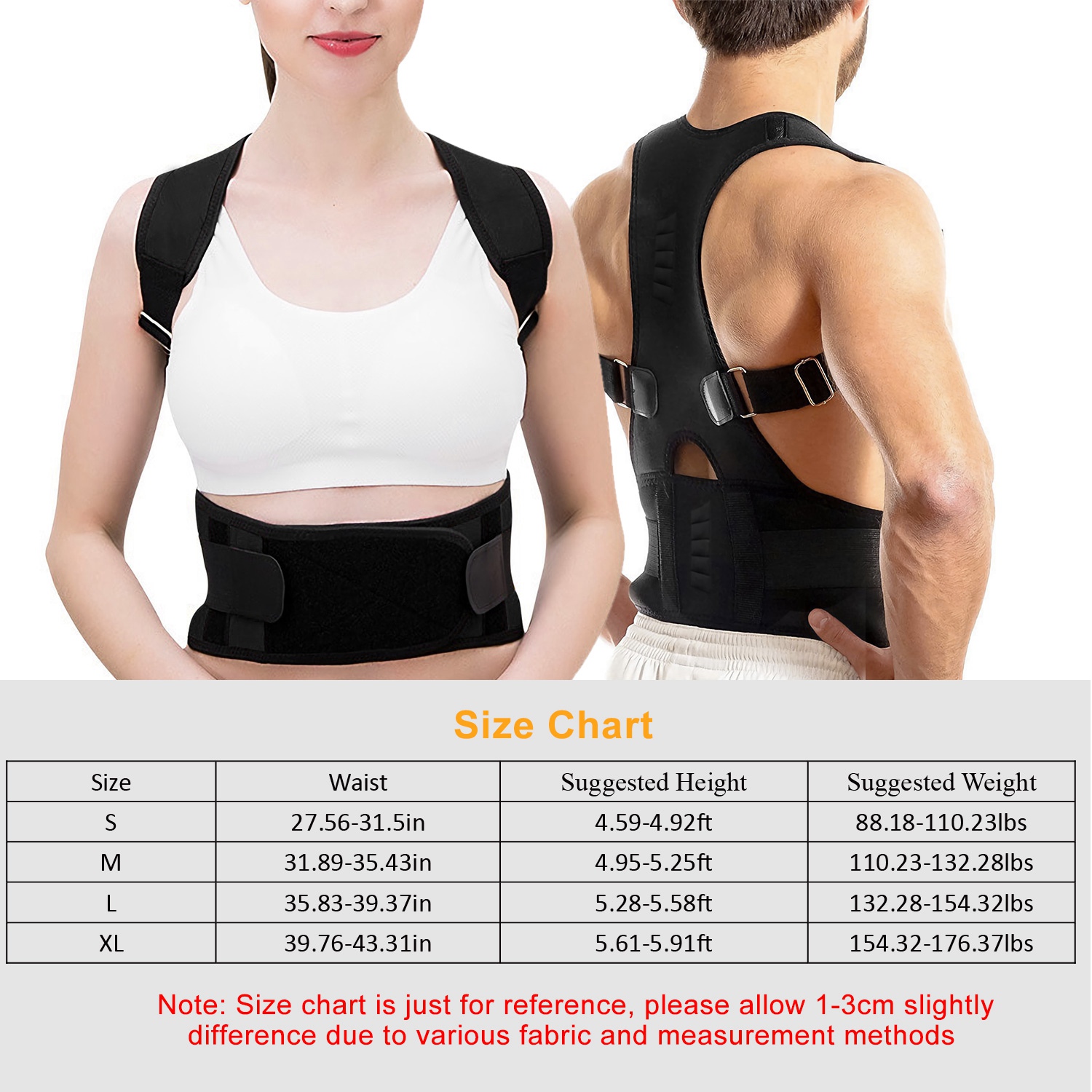 Full Back Support Shapewear Po - Posture Corrector Back Brace ulasan dan harga