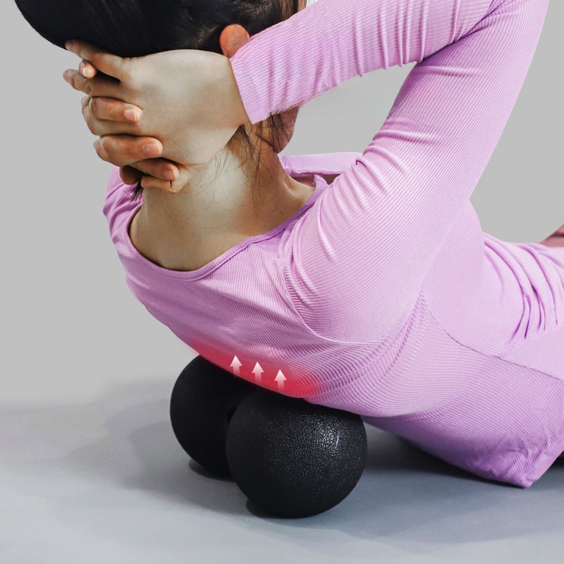 3Pcs Yoga Roller Massage Peanu - Foam Roller Trigger Point ulasan dan harga