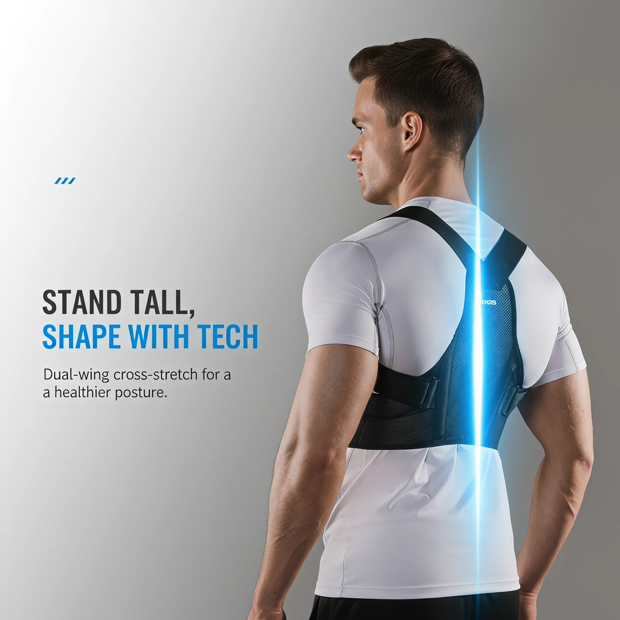 VBOSI Adjustable Posture Corre - Posture Corrector Back Brace ulasan dan harga