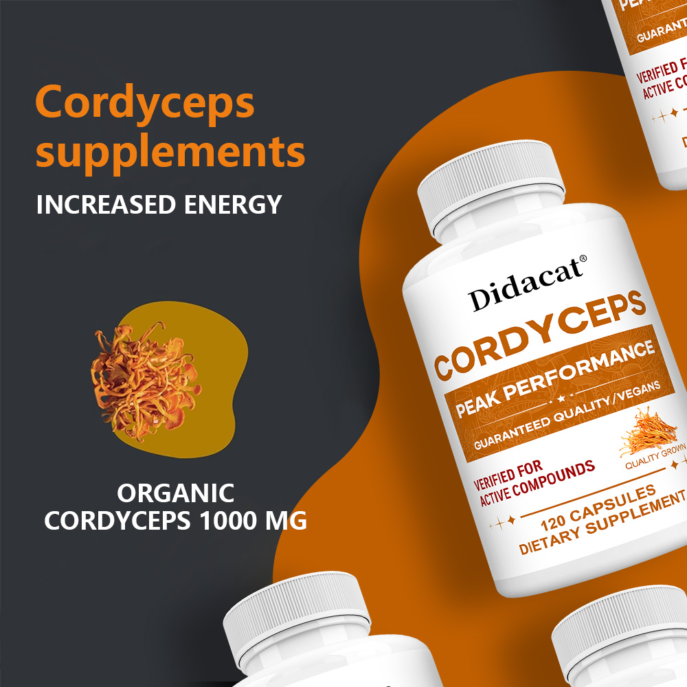 Cordyceps Mushroom Capsules 10 - Health Wellness Day ulasan dan harga