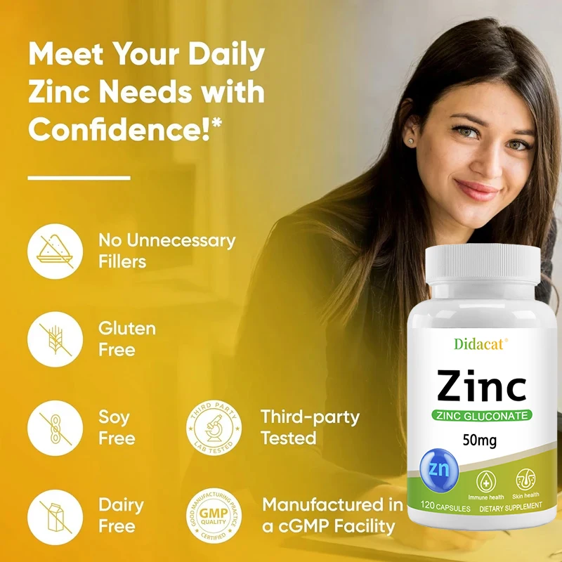 Zinc 50 Mg - with Zinc Glucona - Health Wellness Day ulasan dan harga